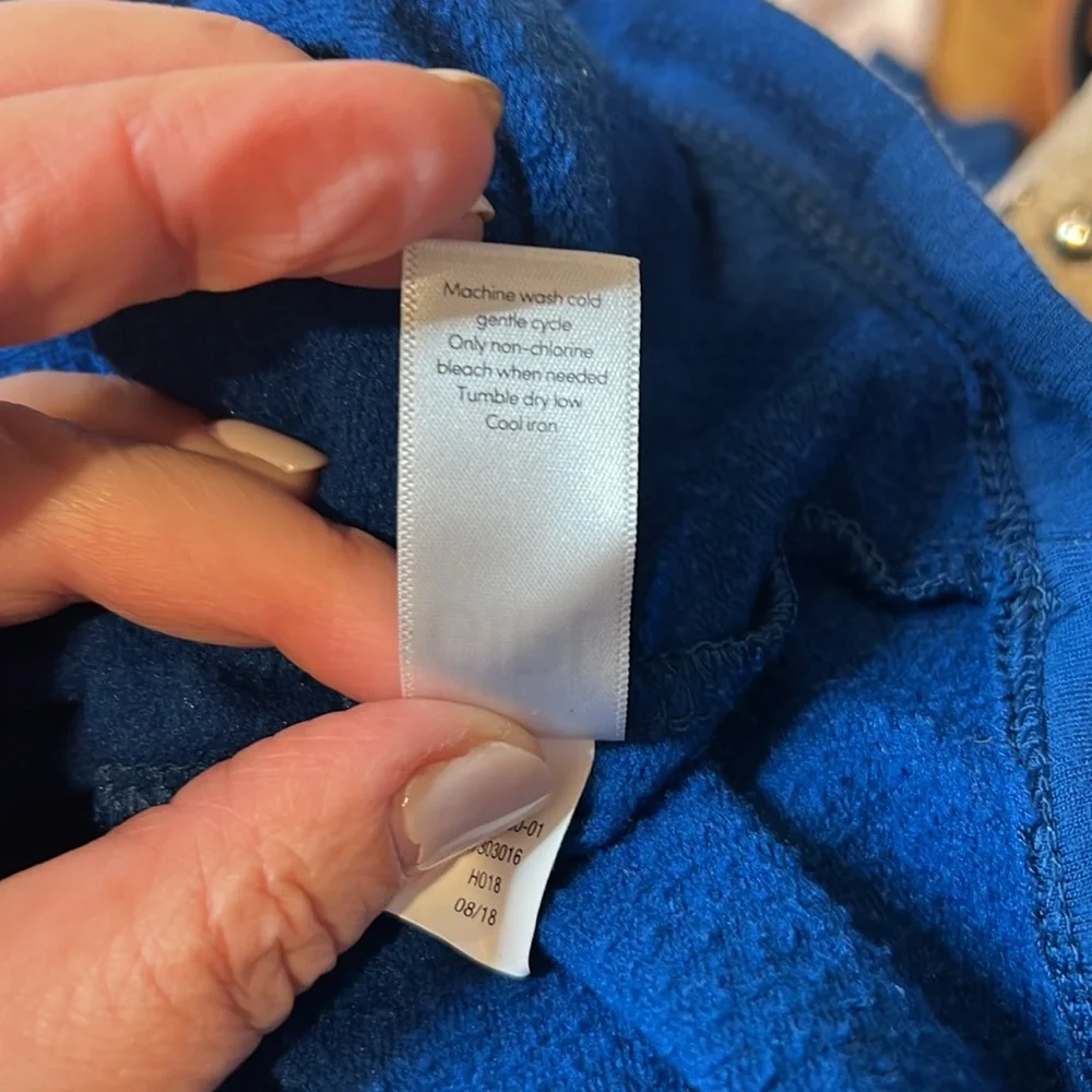 Athleta Girl Just for Funnel Neck in Peacock Blue size L / 12 - Picture 14 of 14